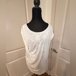 Apt. 9 Soft White Short Sleeve Top